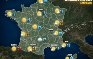 ☀️ Soleil radieux et orages en soirée