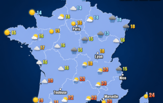 Ce lundi 11 mai 2026, la pluie traverse le nord. Les orages éclatent de l'Occitanie aux Alpes. Le soleil résiste près de la Méditerranée et en Bretagne.