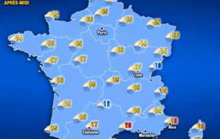 Ce samedi 16 mai 2026, l'instabilité apporte encore des nuages et quelques averses. Le vent souffle fort près de la Méditerranée. L'air reste très frais pour la saison.