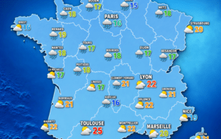 Le nord du pays subit des pluies et des averses parfois orageuses aujourd'hui. Le sud profite d'un temps sec et plus lumineux.