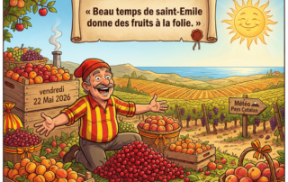 « Beau temps de saint-Emile donne des fruits à la folie. »