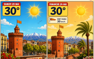 Un week-end de fin mai sous des températures estivales à Perpignan