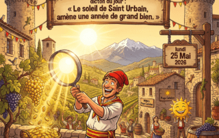 « Le soleil de Saint Urbain, amène une année de grand bien. »