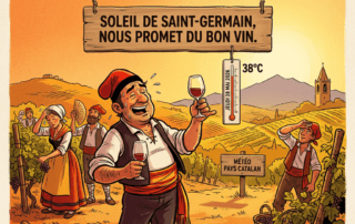 « Soleil de Saint-Germain, nous promet du bon vin. »