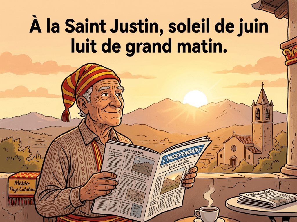 « À la Saint Justin, soleil de juin luit de grand matin. »