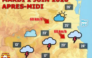 Ce mardi matin, le soleil domine sur le Pays Catalan, mais les nuages et quelques orages locaux s'invitent en cours de journée,