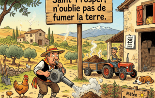 « Le jour de la Saint-Prosper, n'oublie pas de fumer la terre. »