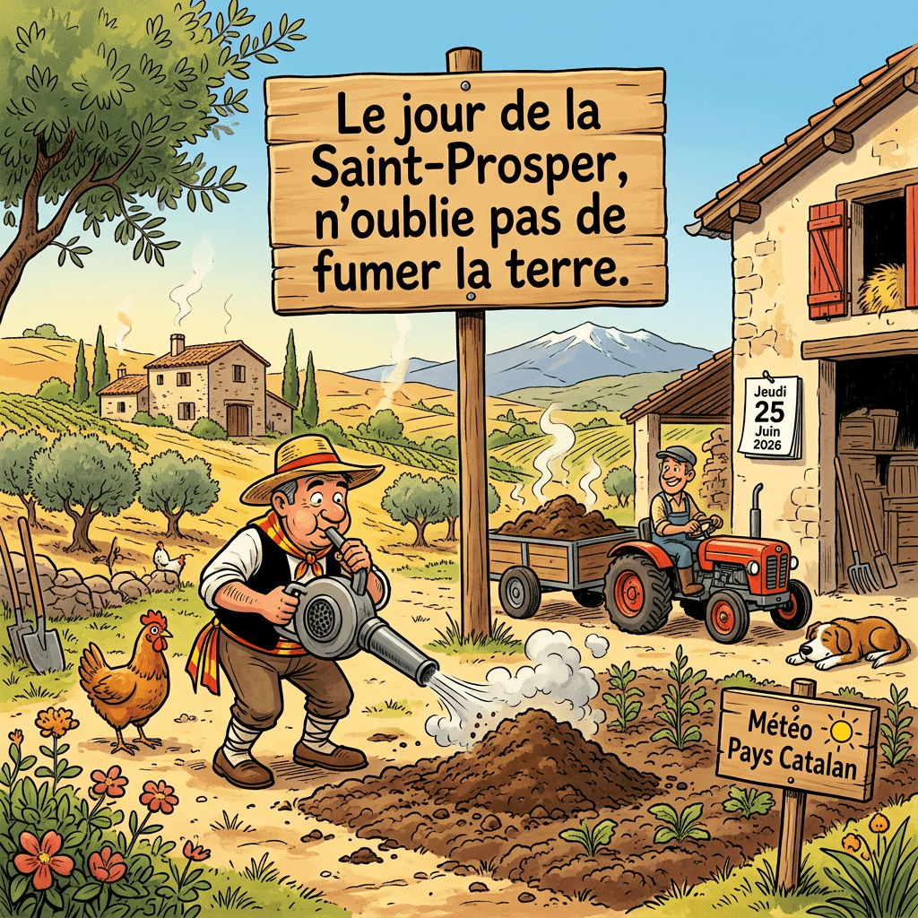 « Le jour de la Saint-Prosper, n'oublie pas de fumer la terre. »
