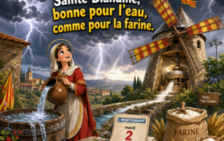 « Sainte Blandine, bonne pour l'eau, comme pour la farine. »