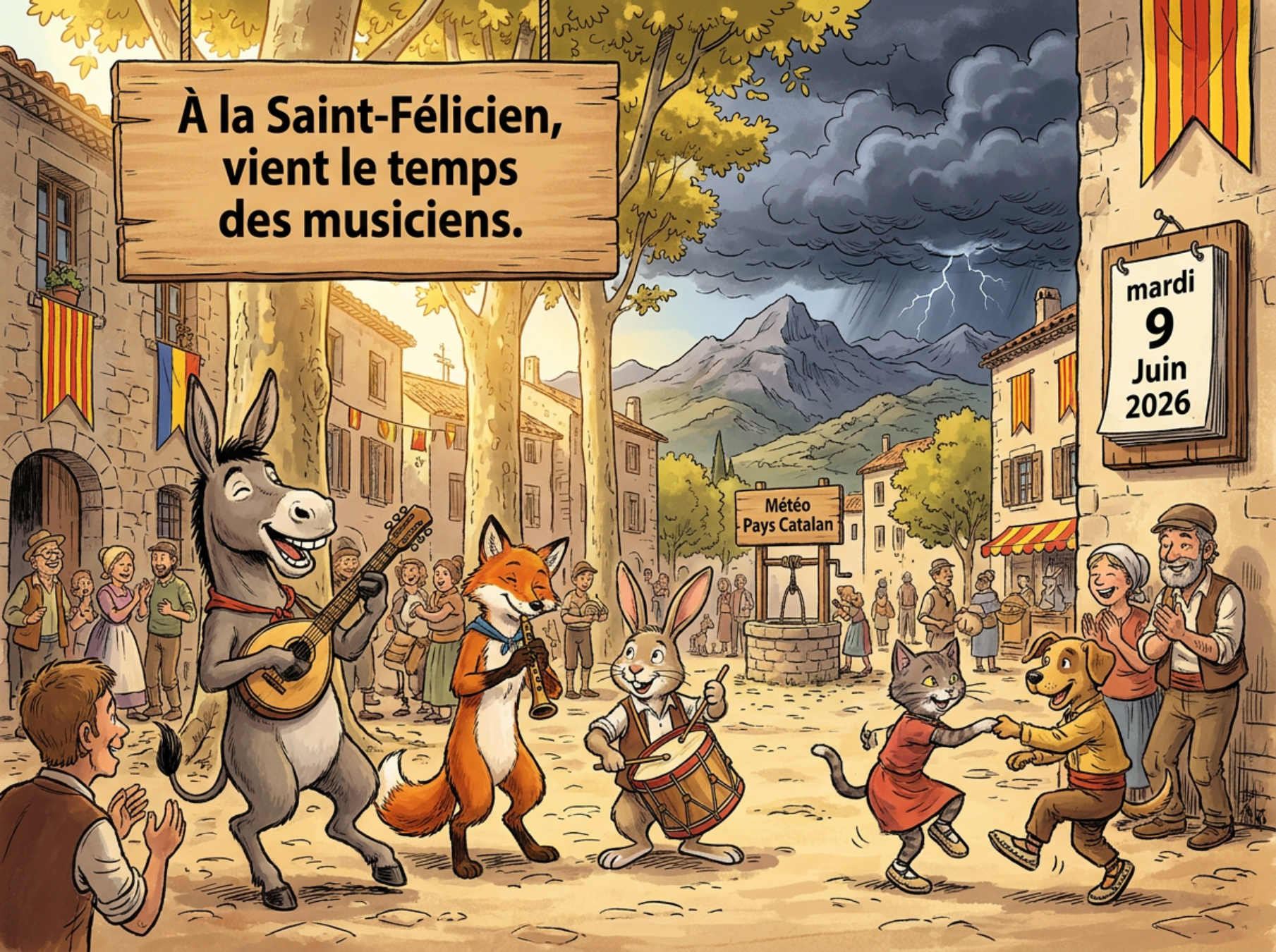 « À la Saint-Félicien, vient le temps des musiciens. »