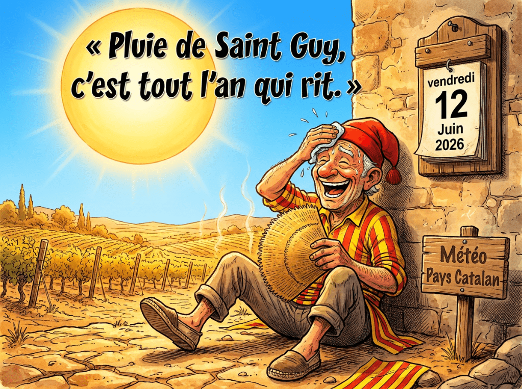« Pluie de Saint-Guy, c'est tout l'an qui rit. »