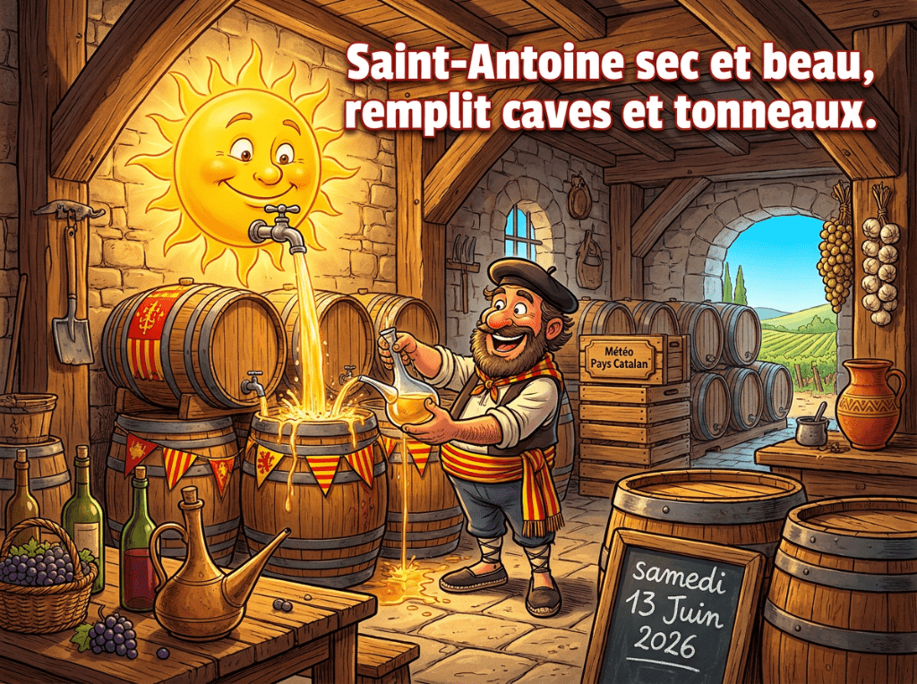 « Saint-Antoine sec et beau, remplit caves et tonneaux. »
