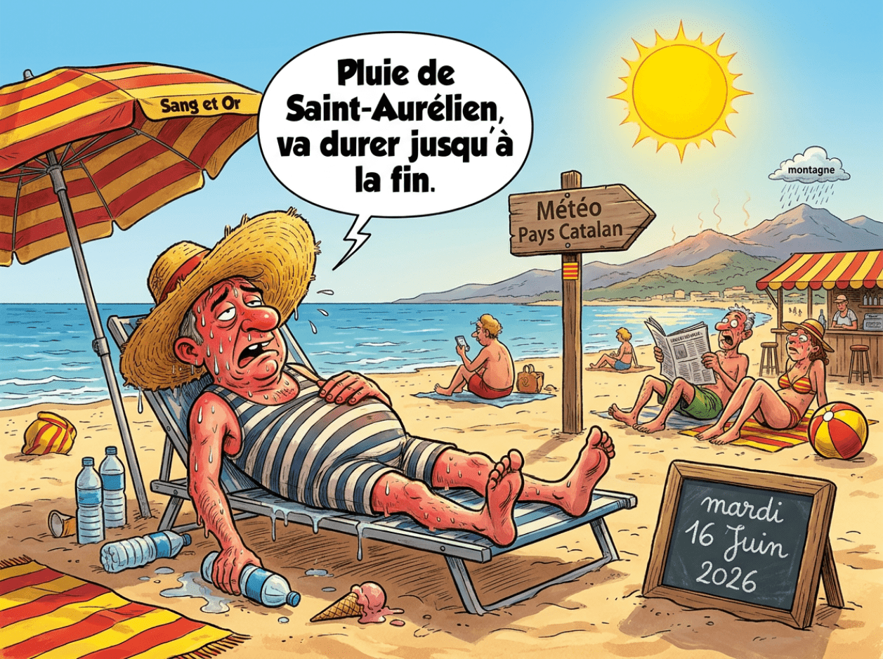 « Pluie de Saint-Aurélien, va durer jusqu'à la fin. »