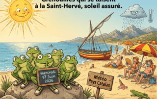 « Grenouilles qui se taisent à la Saint-Hervé, soleil assuré. »