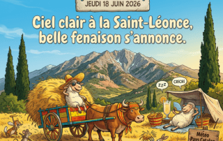 « Ciel clair à la Saint-Léonce, belle fenaison s'annonce. »