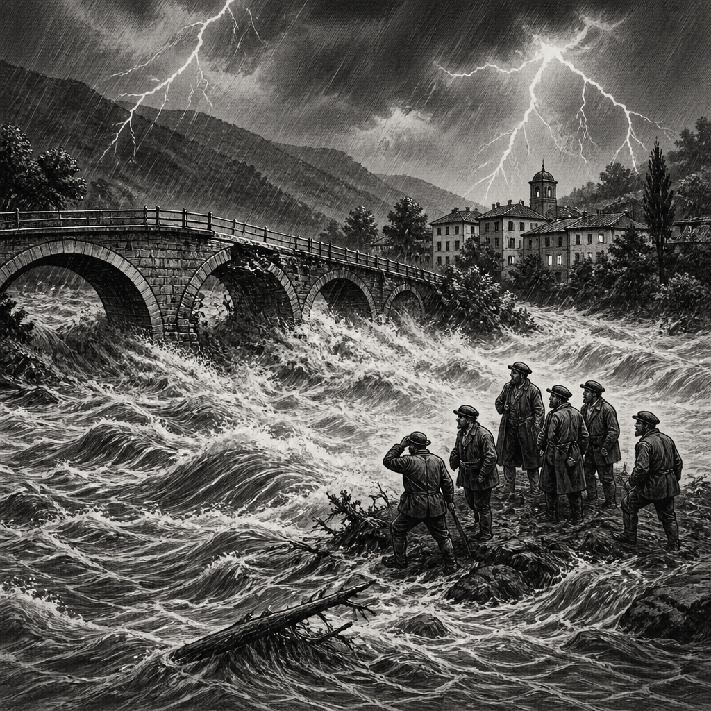 9–10 juin 1885 : nuit de crue sur le Tech