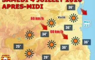 Météo du jour : Soleil et chaleur Les Pyrénées-Orientales vivent un samedi très chaud sous un ciel pleinement dégagé, avec une tramontane soutenue sur la plaine et le littoral.