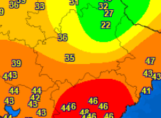 Observation de l'humidex