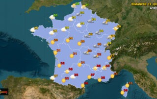 Météo et tendances du dimanche 19 juillet 2026 ⚠️ Vigilance du jour : Les régions méditerranéennes subissent une forte canicule persistante.