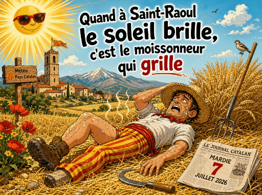 "Quand à Saint-Raoul le soleil brille, c'est le moissonneur qui grille"