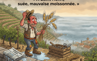 « À Saint-Henri, suée, mauvaise moissonnée. »
