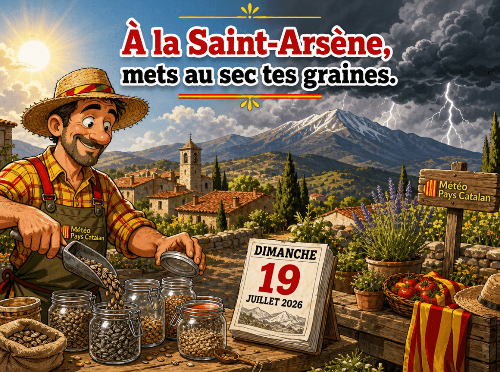 « À la Saint-Arsène, mets au sec tes graines. »