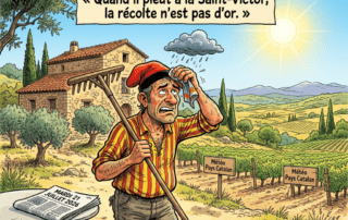 « Quand il pleut à la Saint-Victor, la récolte n'est pas d'or. »