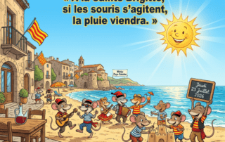 « À la Sainte-Brigitte, si les souris s'agitent, la pluie viendra. »