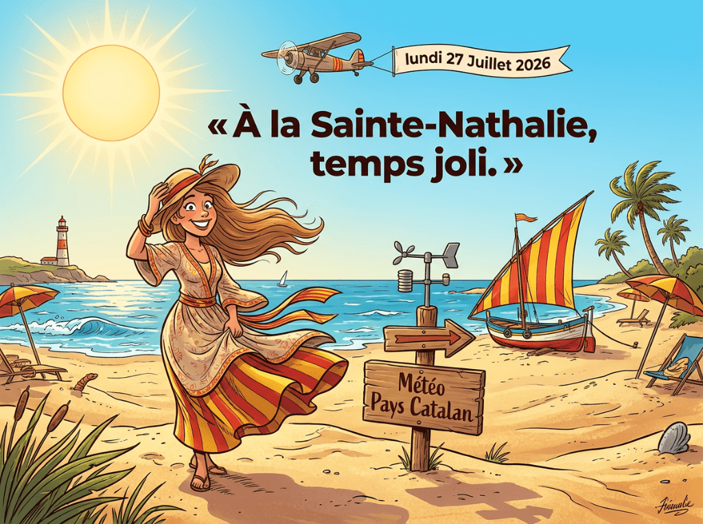 « À la Sainte-Nathalie, temps joli. »