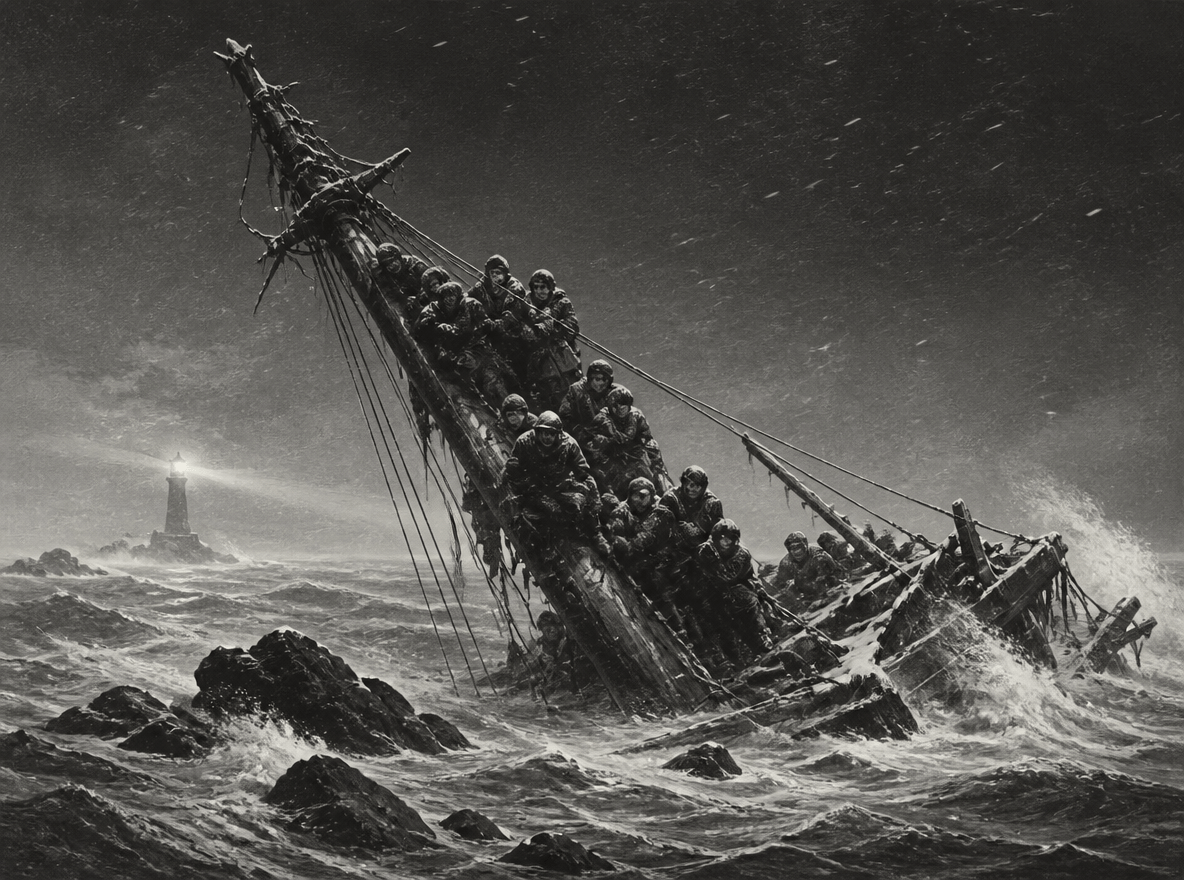 De Southampton à Saint-Malo : le dernier voyage du Hilda et ses survivants dans les haubans
