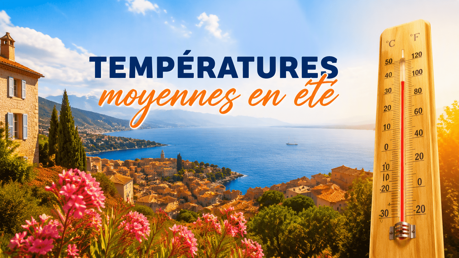 Températures moyennes en été