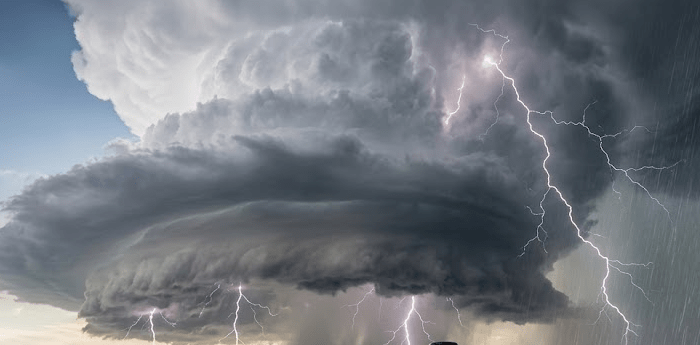 Orages violents et changement climatique