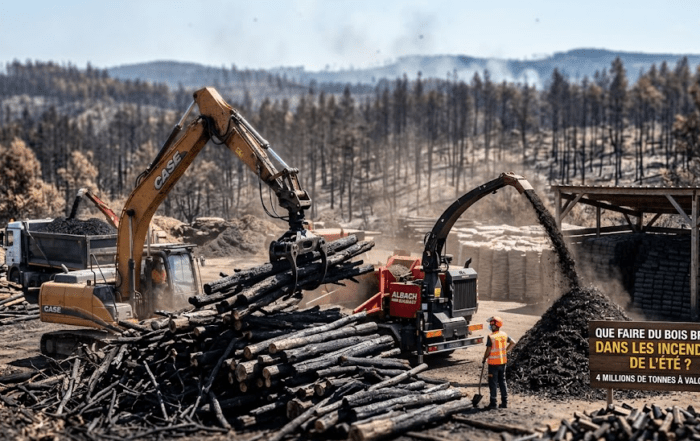 Après les mégafeux, que faire du bois brûlé ? Enjeux économiques, environnementaux et conseils pratiques pour valoriser 4 millions de tonnes de bois.
