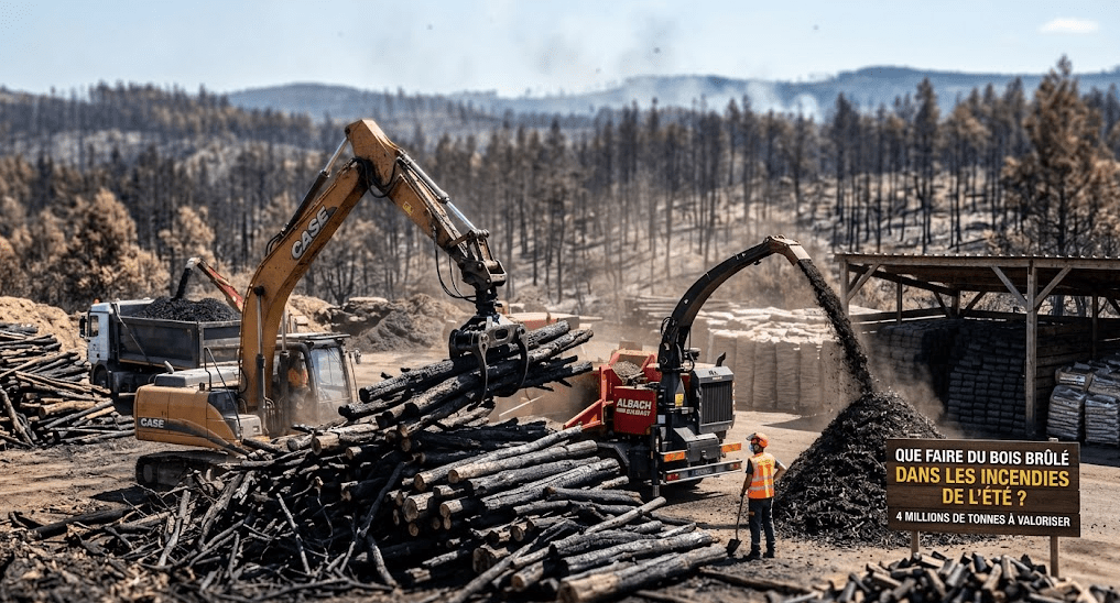 Après les mégafeux, que faire du bois brûlé ? Enjeux économiques, environnementaux et conseils pratiques pour valoriser 4 millions de tonnes de bois.