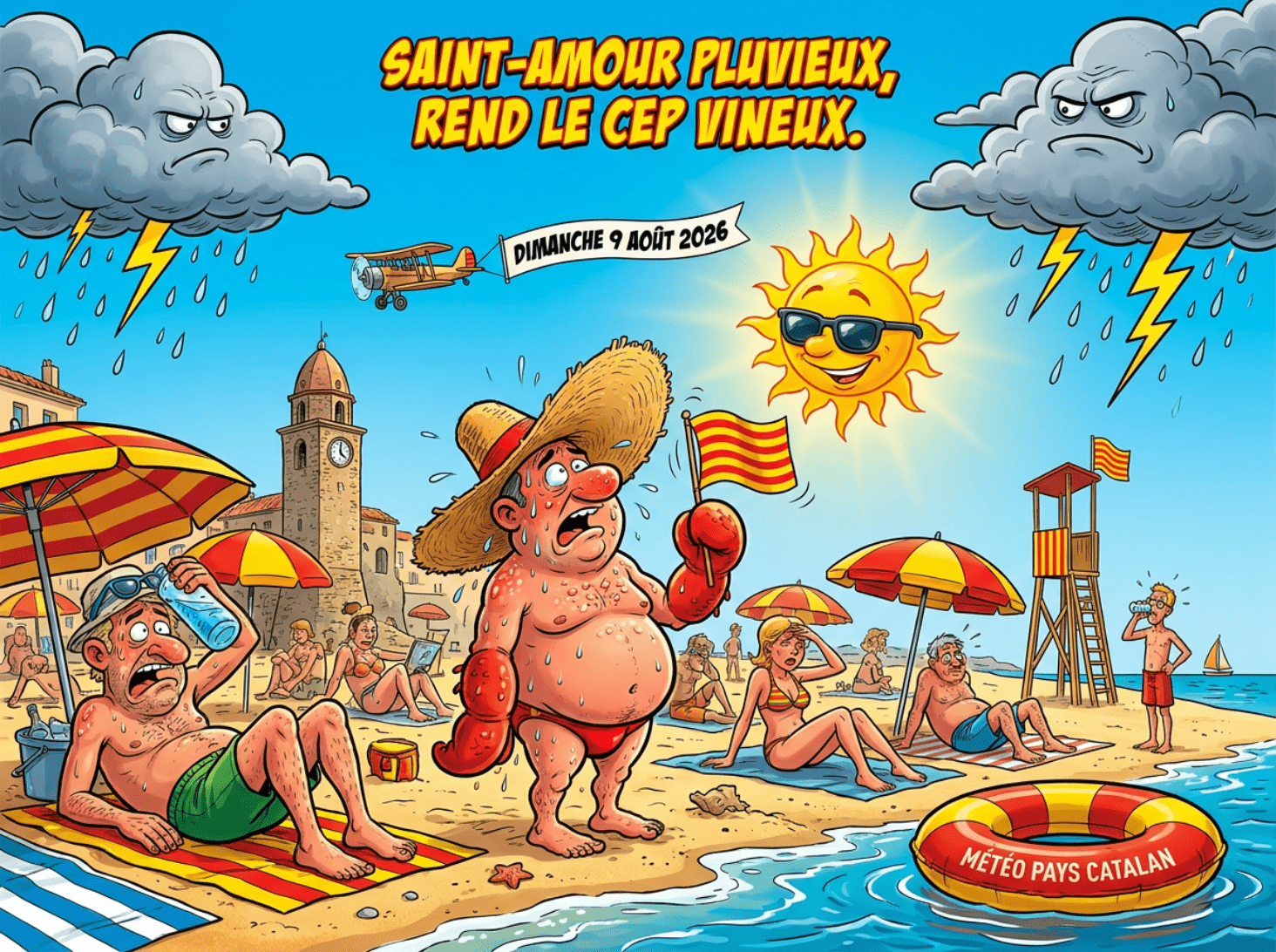 « Saint-Amour pluvieux, rend le cep vineux. »