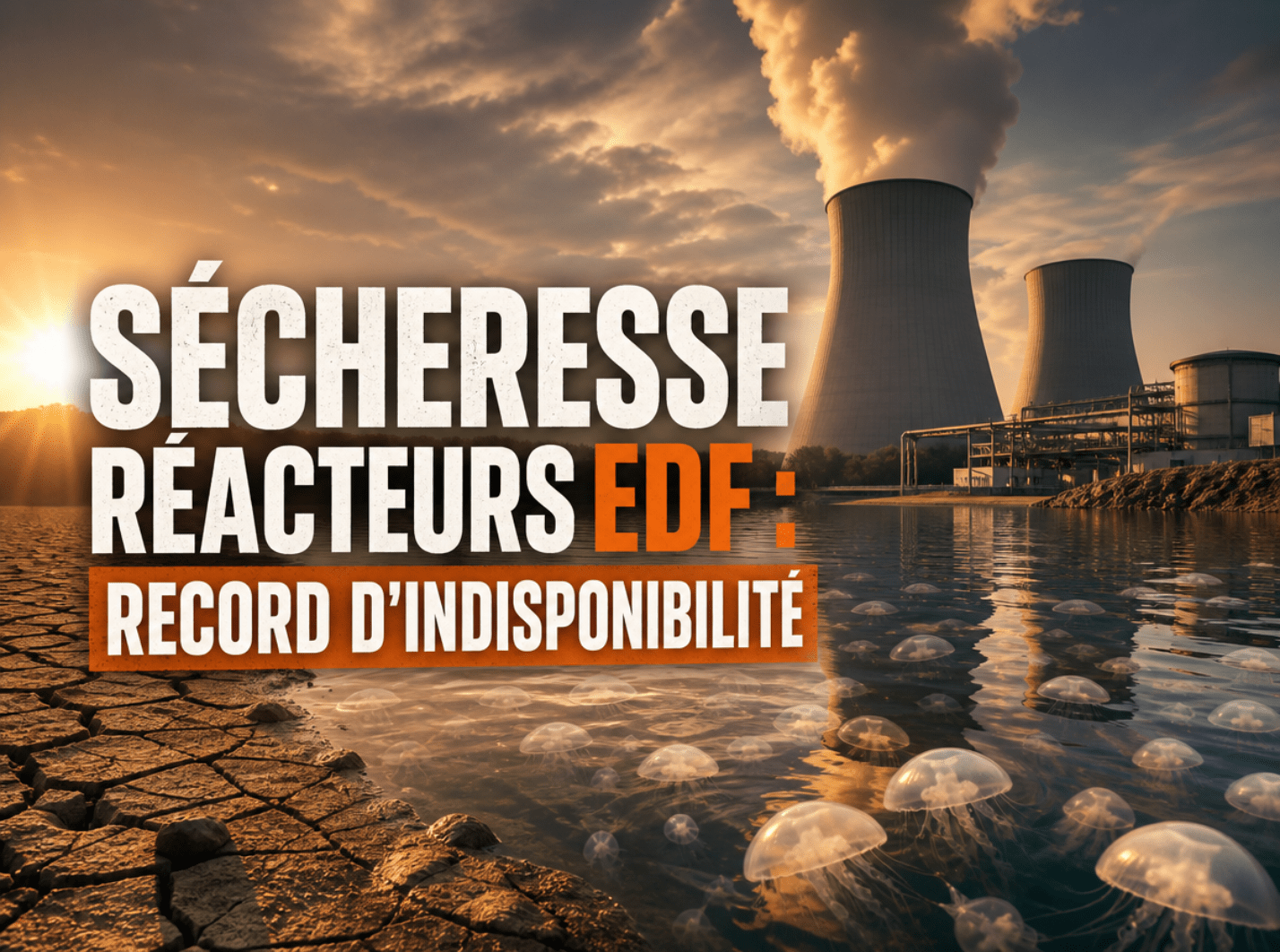 Sécheresse réacteurs EDF : pourquoi le parc nucléaire français frôle la rupture en plein été