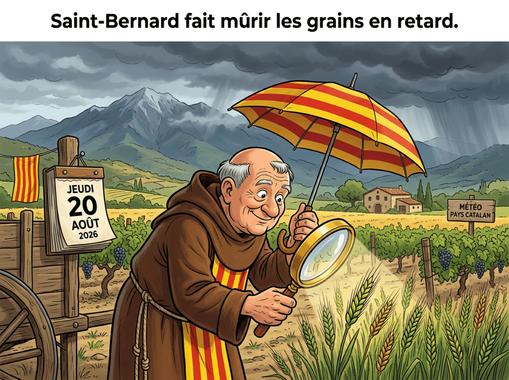 « Saint-Bernard fait mûrir les grains en retard. »