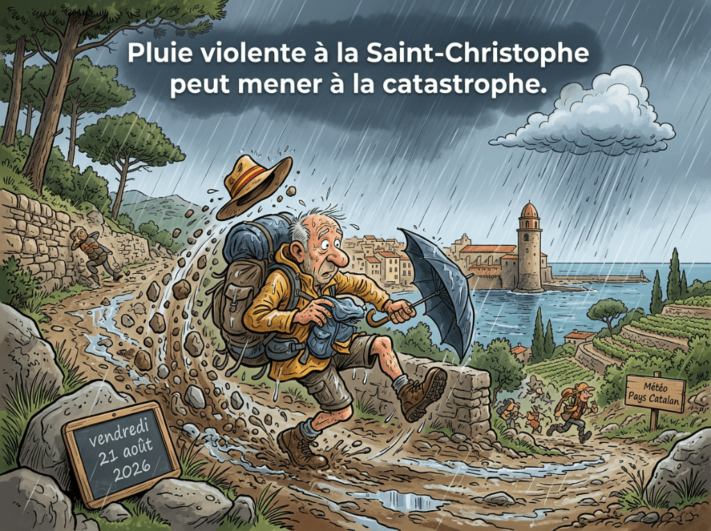 « Pluie violente à la Saint-Christophe peut mener à la catastrophe. »