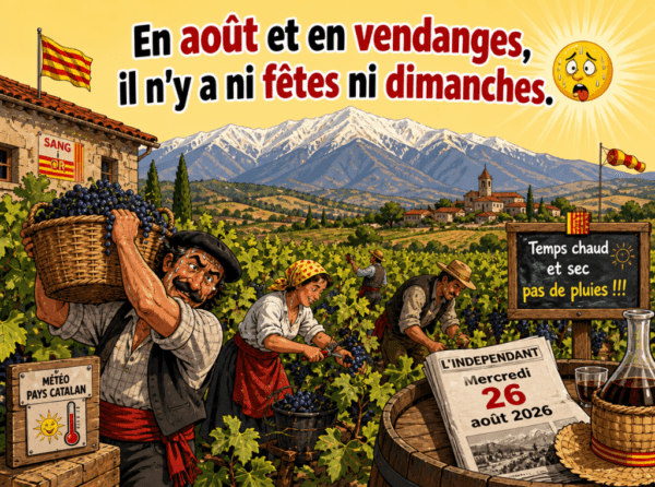 « En août et en vendanges, il n'y a ni fêtes ni dimanches. »