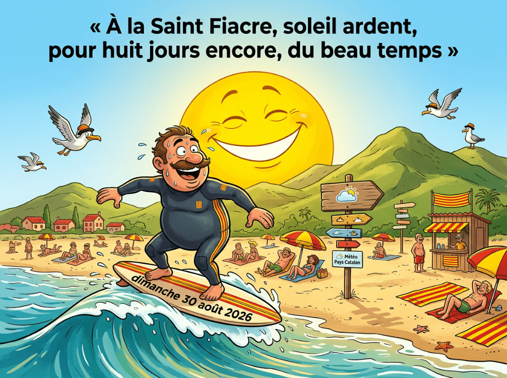 "À la Saint Fiacre, soleil ardent, pour huit jours encore, du beau temps"