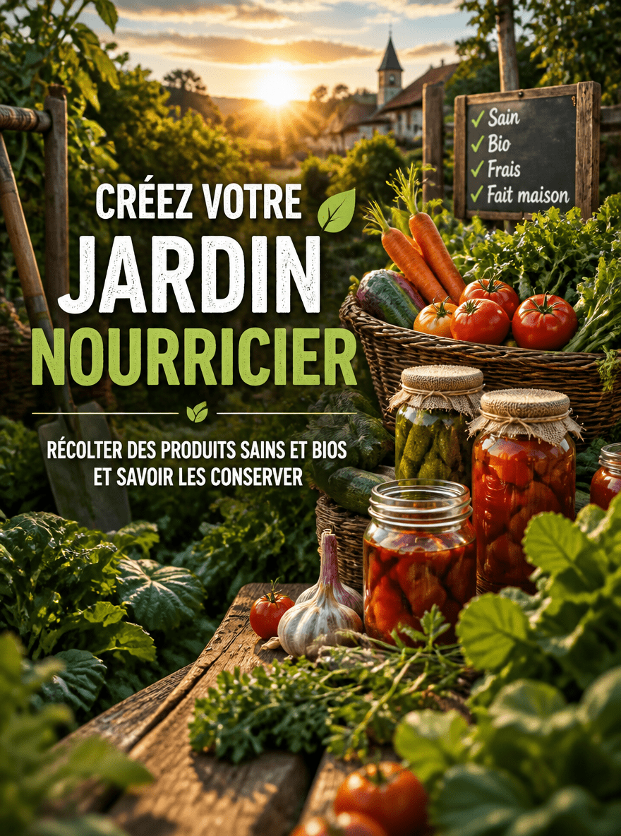 Créez votre jardin nourricier Apprenez comment créer un jardin productif, récolter des produits sains et bios et savoir les conserver