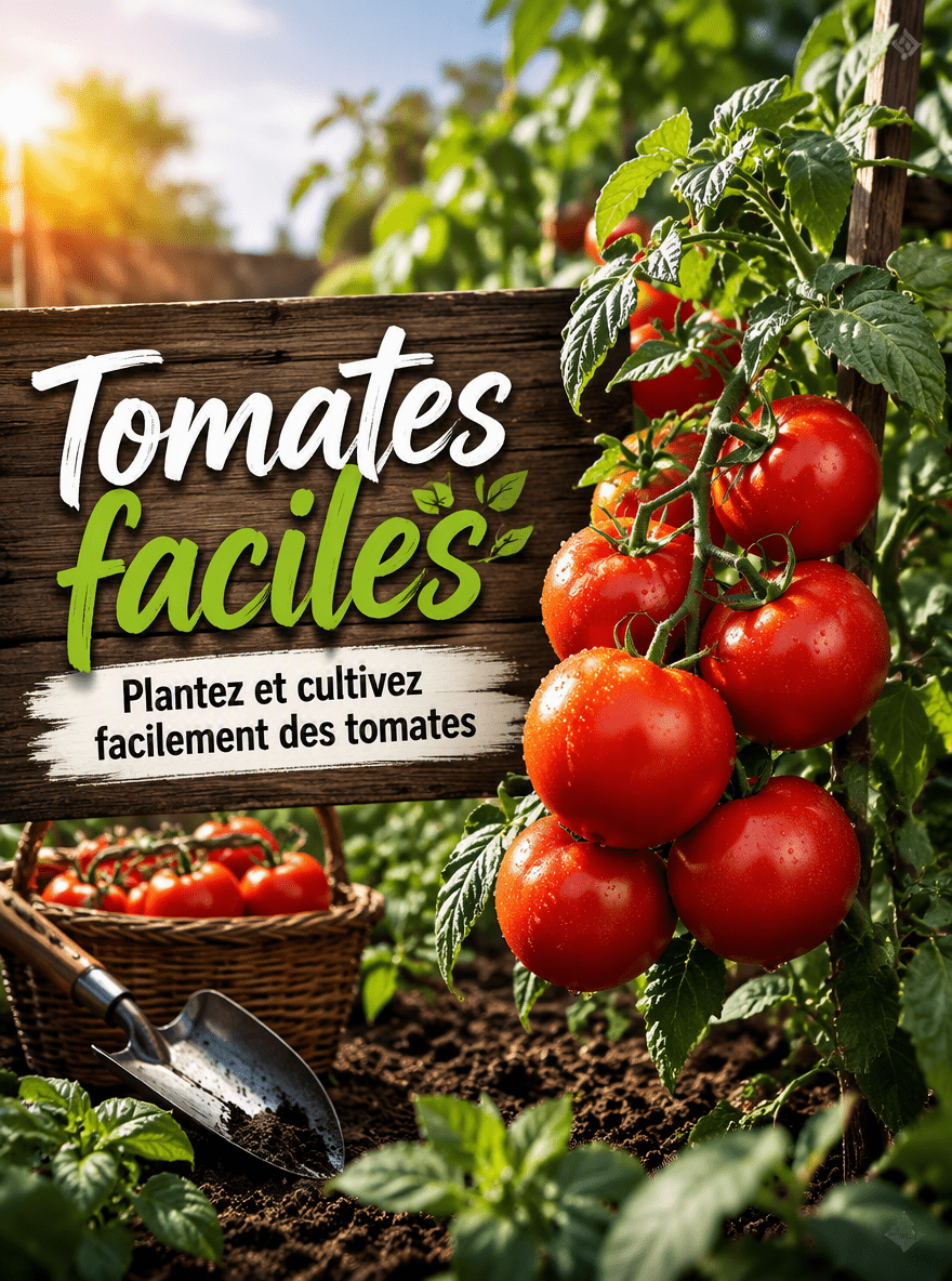 Tomates faciles Plantez et cultivez facilement des tomates, saines et vigoureuses sans utiliser de produits chimiques