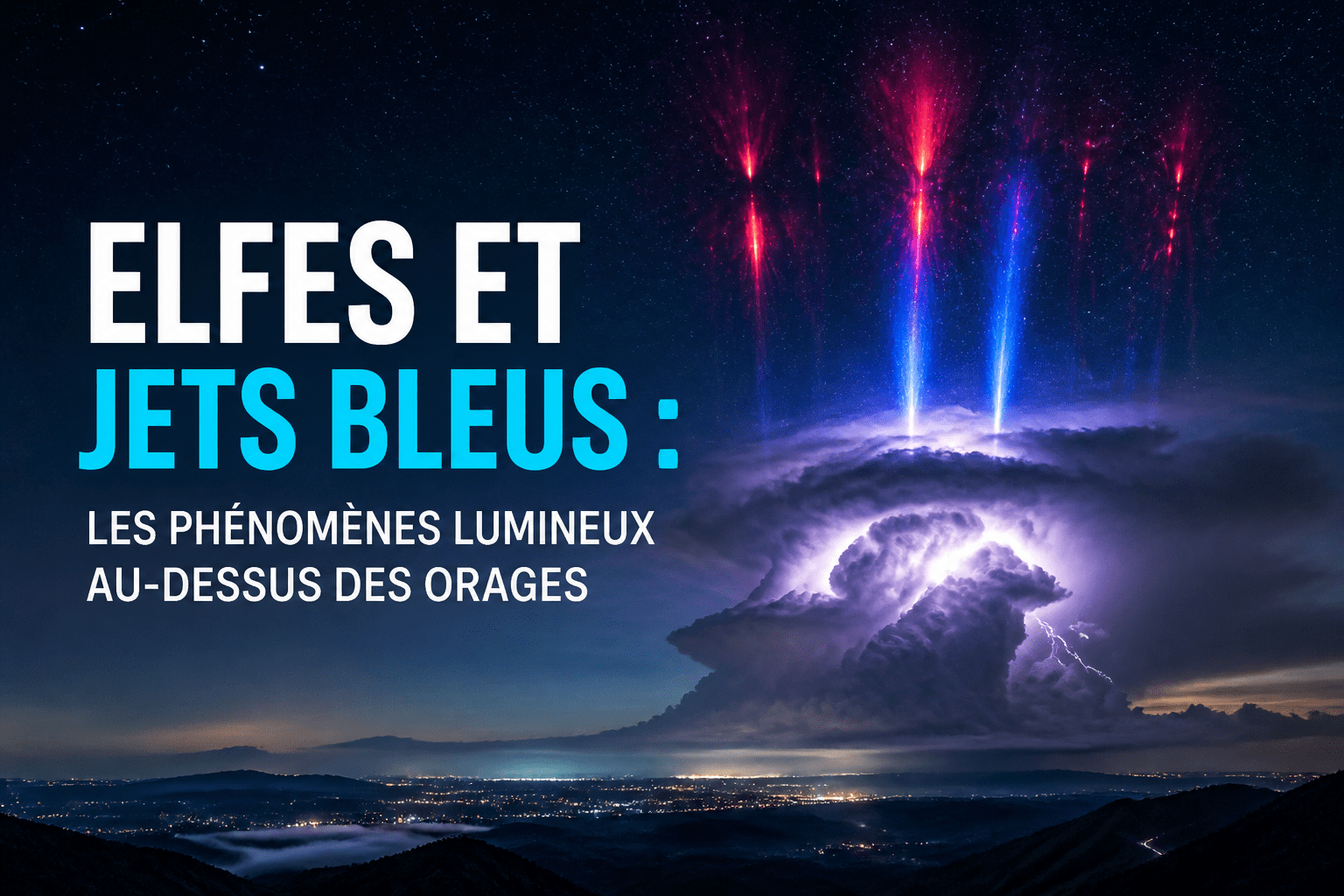 Elfes et jets bleus
