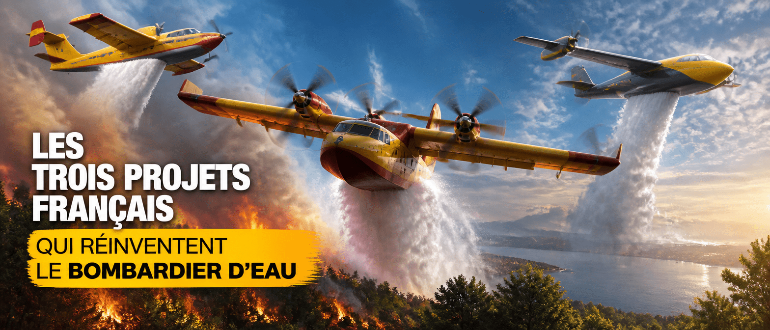 Après les Canadair : les trois projets français qui réinventent le bombardier d'eau