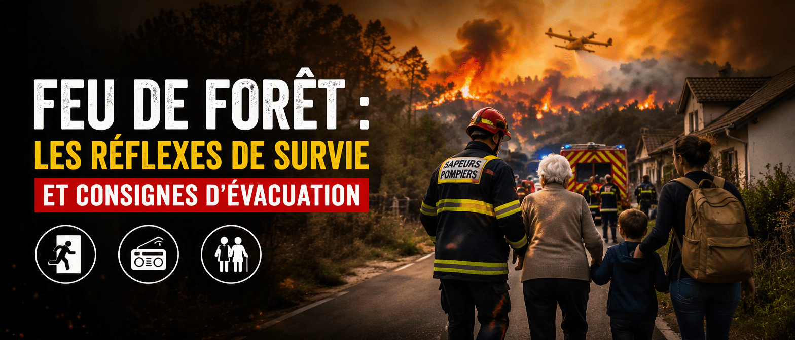 Feu de forêt : les réflexes de survie et consignes d'évacuation