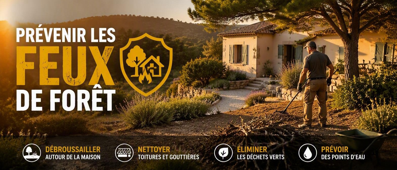 Prévenir les feux de forêt : Comment préparer votre maison et votre jardin avant la saison à risque