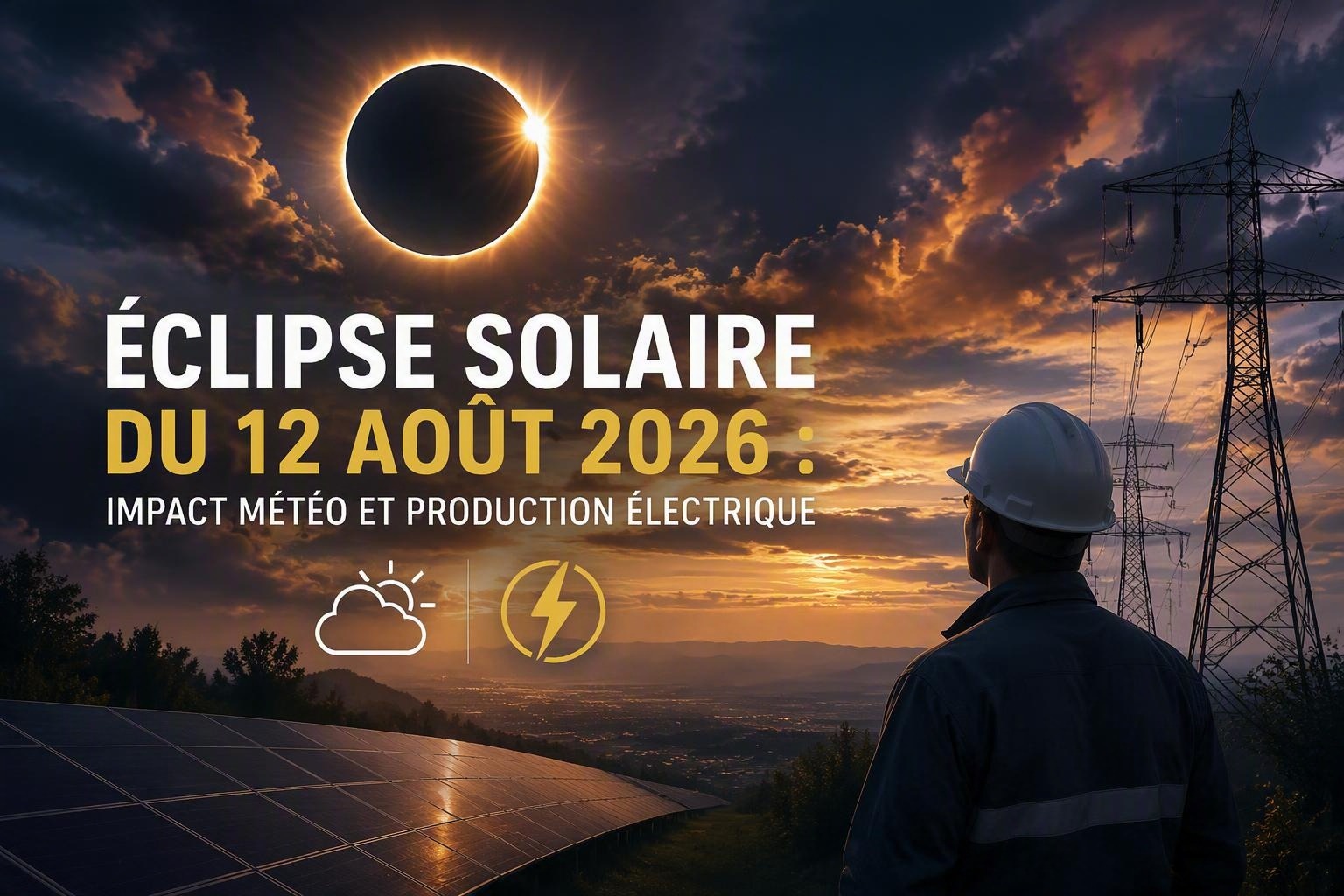 Éclipse solaire du 12 août 2026 : Un défi pour le réseau électrique et un spectacle pour les passionnés