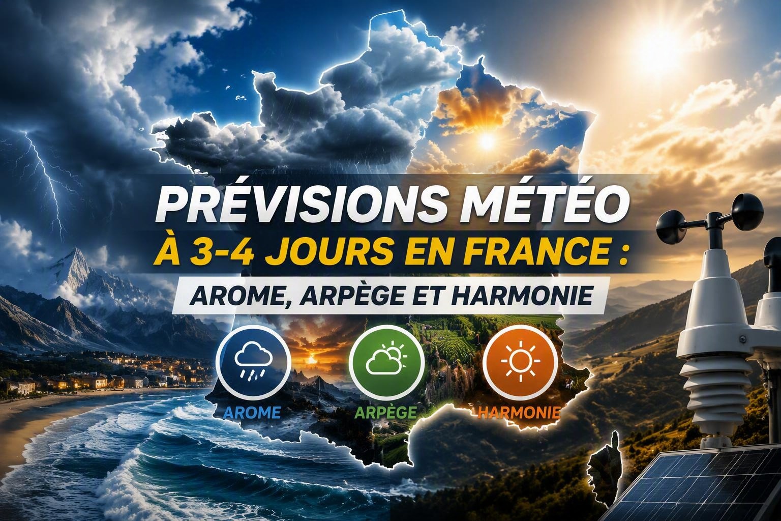 Modèles Arome, Arpège, Harmonie : Quelle Fiabilité ?