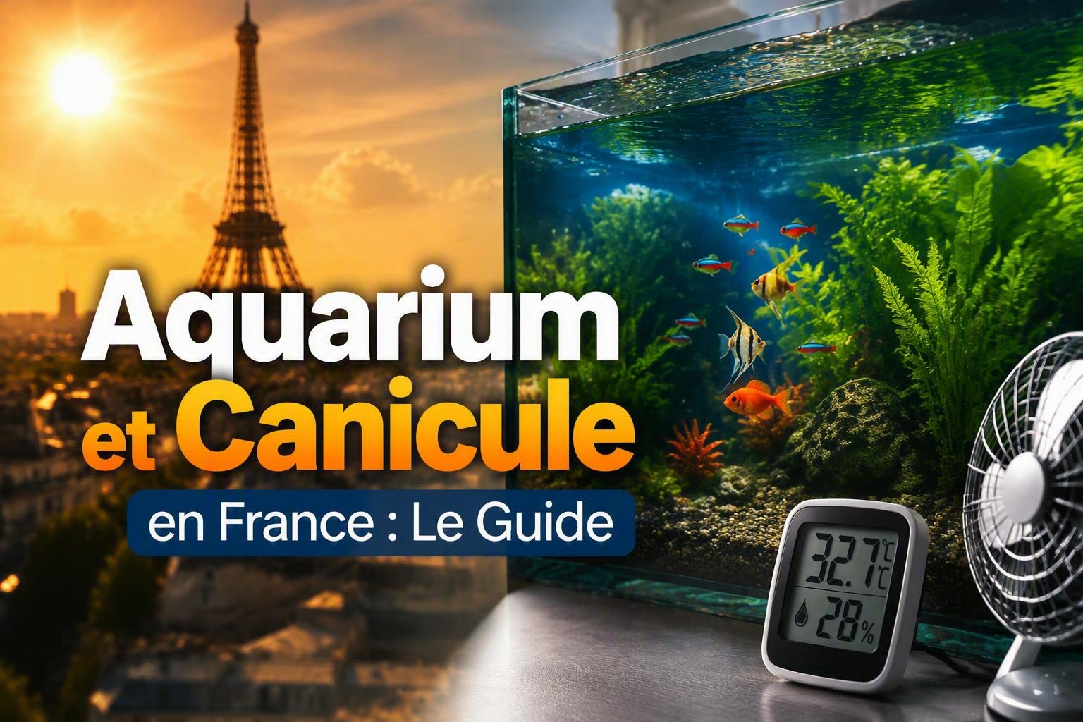 Aquarium et Canicule : Guide Complet pour Refroidir et Protéger vos Poissons