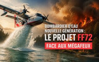 Bombardier d'eau nouvelle génération : le FF72 toulousain écope 8 000 litres en 12 secondes. Découvrez ce que ce projet change face aux mégafeux.